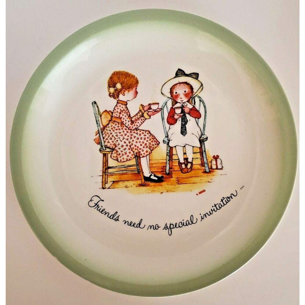 Vintage Holly Hobbie Collectors Edition Plate 1972 American Greetings USA Hobby